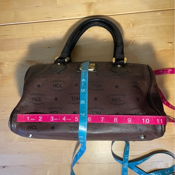 HCL Vintage W Germany Genuine Leather Satchel Bag - Picture 11 of 13